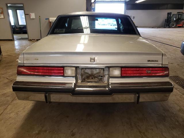 1G4AM47AXBZ120722 - 1981 BUICK REGAL LIMITED SILVER photo 6