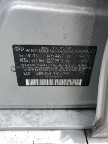 5NPE34AF7FH177888 - 2015 HYUNDAI SONATA SPORT 灰色 照片 13