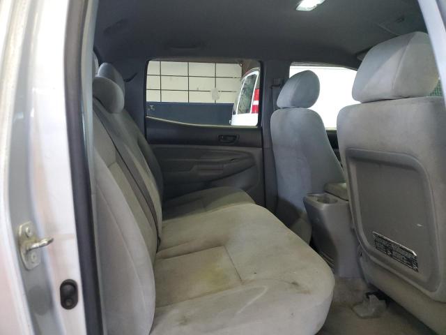 5TELU42N35Z140357 - 2005 TOYOTA TACOMA DOUBLE CAB ვერცხლისფერი ფოტო 10
