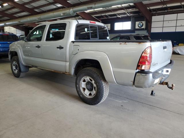 5TELU42N35Z140357 - 2005 TOYOTA TACOMA DOUBLE CAB ვერცხლისფერი ფოტო 2
