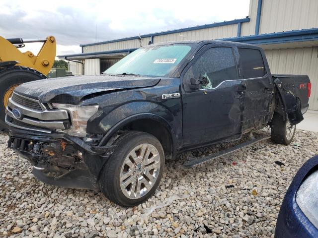 1FTEW1EG5JFE45302 - 2018 FORD F150 SUPERCREW BLACK photo 1