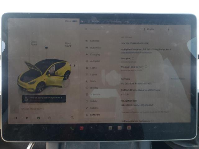 7SAYGDEE0RA252078 - 2024 TESLA MODEL Y رمادي صورة 9