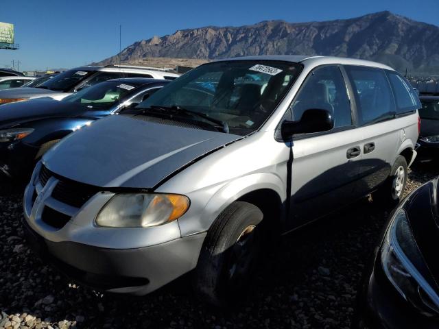 1B4GP15B22B562481 - 2002 DODGE CARAVAN EC SILVER photo 1