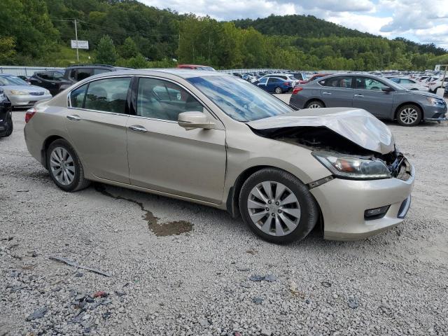 1HGCR3F81FA036205 - 2015 HONDA ACCORD EXL BEIGE photo 4