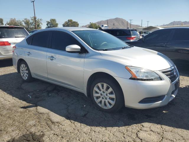 3N1AB7AP6FY217704 - 2015 NISSAN SENTRA S GRAY photo 4