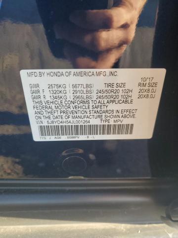 5J8YD4H54JL001264 - 2018 ACURA MDX TECHNOLOGY Көк фото 12
