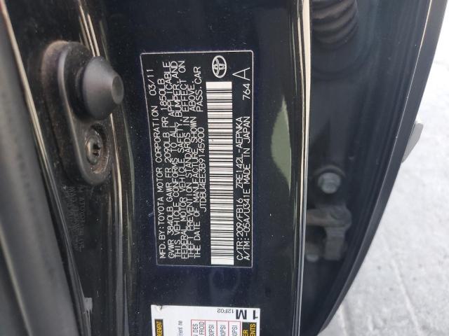 JTDBU4EE3B9145900 - 2011 TOYOTA COROLLA BASE Qara foto 12