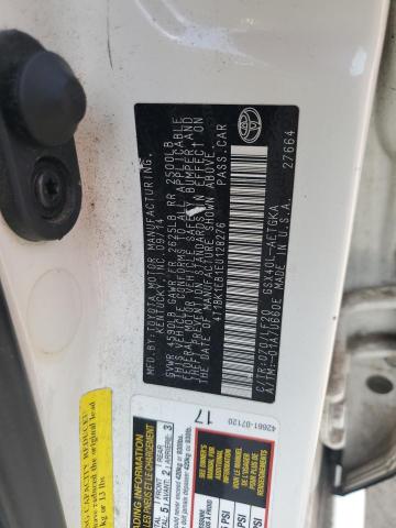 4T1BK1EB1EU128276 - 2014 TOYOTA AVALON BASE Blanco foto 13