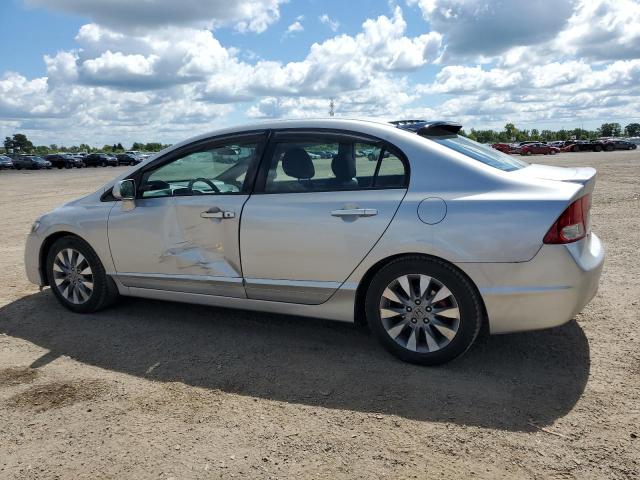 2HGFA15079H033030 - 2009 HONDA CIVIC EXL SILVER photo 2