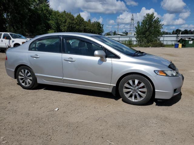 2HGFA15079H033030 - 2009 HONDA CIVIC EXL SILVER photo 4