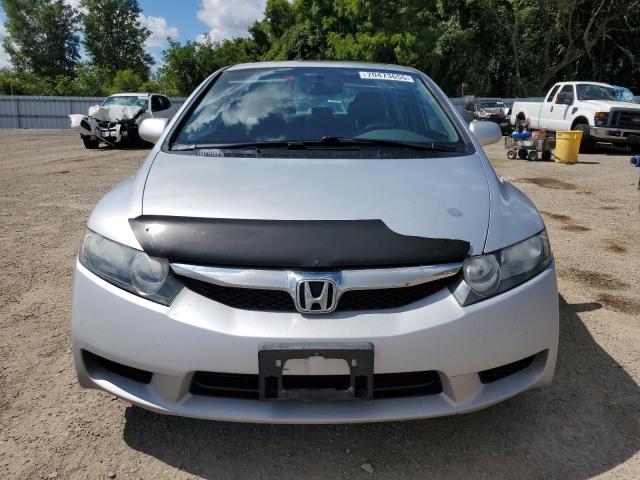 2HGFA15079H033030 - 2009 HONDA CIVIC EXL SILVER photo 5