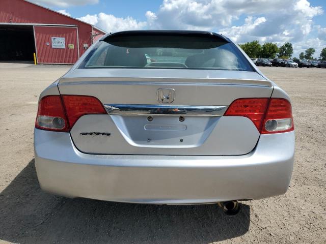 2HGFA15079H033030 - 2009 HONDA CIVIC EXL SILVER photo 6