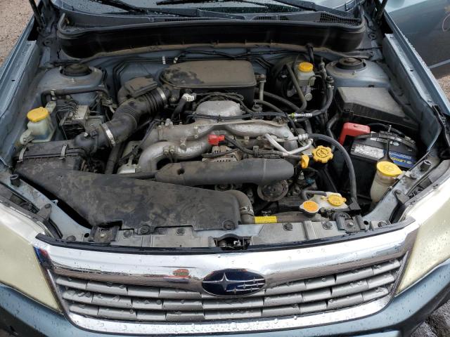JF2SH6CCXAH787988 - 2010 SUBARU FORESTER 2.5X PREMIUM TEAL photo 12
