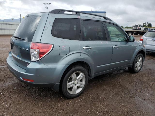 JF2SH6CCXAH787988 - 2010 SUBARU FORESTER 2.5X PREMIUM TEAL photo 3