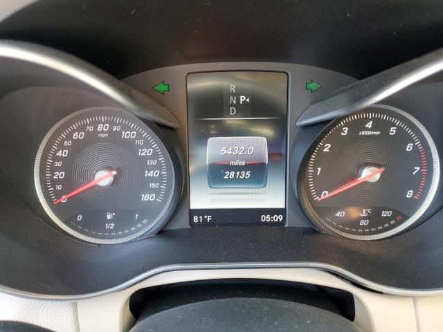 55SWF4KB3HU209145 - 2017 MERCEDES-BENZ C 300 4MATIC BLUE photo 9