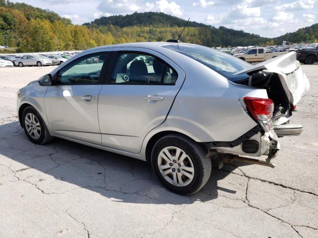 1G1JB5SH7H4110636 - 2017 CHEVROLET SONIC LS SILVER photo 2