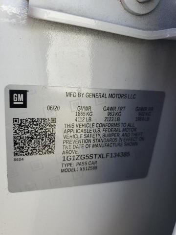 1G1ZG5STXLF134385 - 2020 CHEVROLET MALIBU RS 白色 照片 13