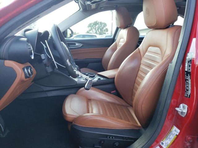 ZARFAEEN2J7577278 - 2018 ALFA ROMEO GIULIA TI Q4 RED photo 7