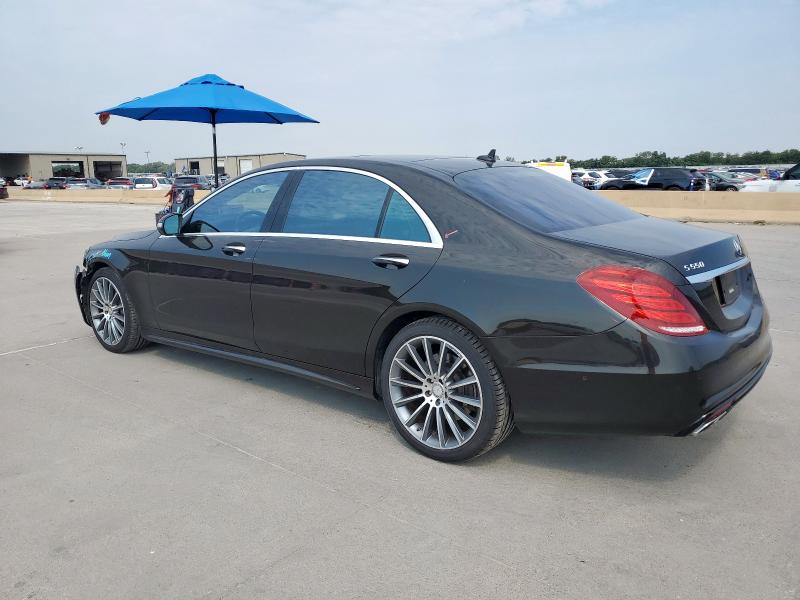 WDDUG8FB6GA236585 - 2016 MERCEDES-BENZ S 550 4MATIC BLACK photo 2