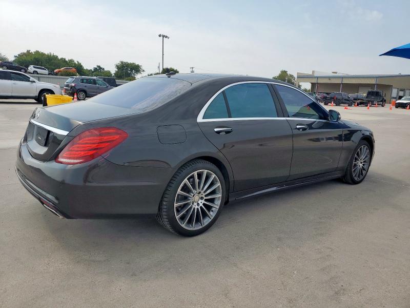WDDUG8FB6GA236585 - 2016 MERCEDES-BENZ S 550 4MATIC BLACK photo 3