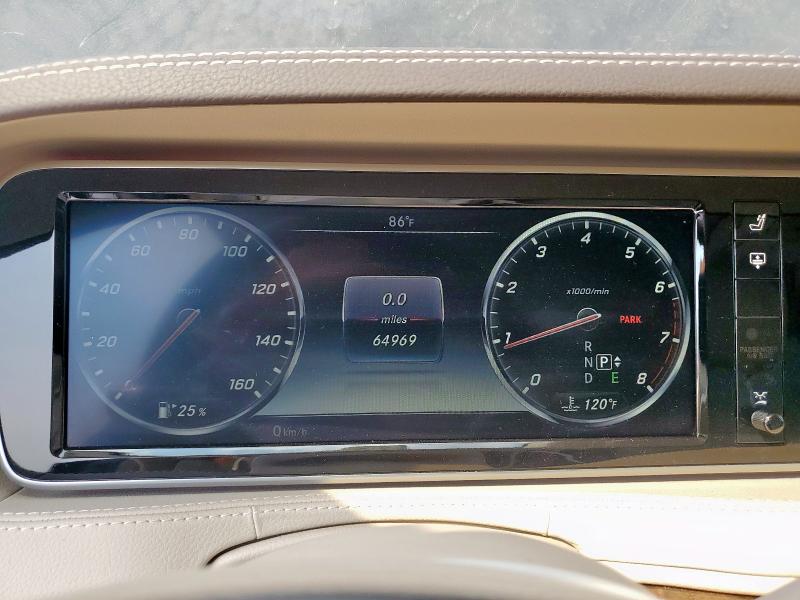 WDDUG8FB6GA236585 - 2016 MERCEDES-BENZ S 550 4MATIC BLACK photo 9