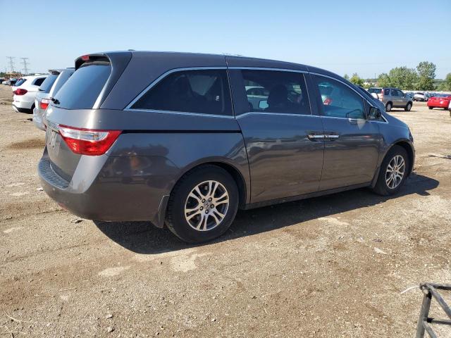 5FNRL5H62BB022929 - 2011 HONDA ODYSSEY EXL GRAY photo 3
