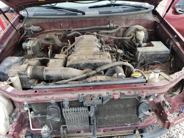 5TBRT341X3S438621 - 2003 TOYOTA TUNDRA ACCESS CAB SR5 RED photo 11