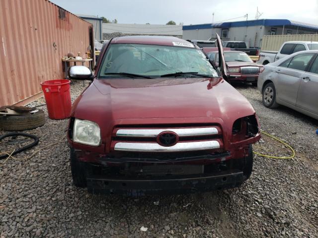5TBRT341X3S438621 - 2003 TOYOTA TUNDRA ACCESS CAB SR5 RED photo 5