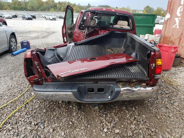 5TBRT341X3S438621 - 2003 TOYOTA TUNDRA ACCESS CAB SR5 RED photo 6