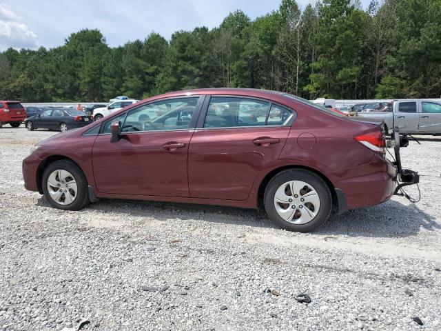 19XFB2F59EE051742 - 2014 HONDA CIVIC LX Bordo foto 2