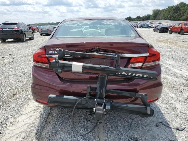 19XFB2F59EE051742 - 2014 HONDA CIVIC LX Bordo foto 6