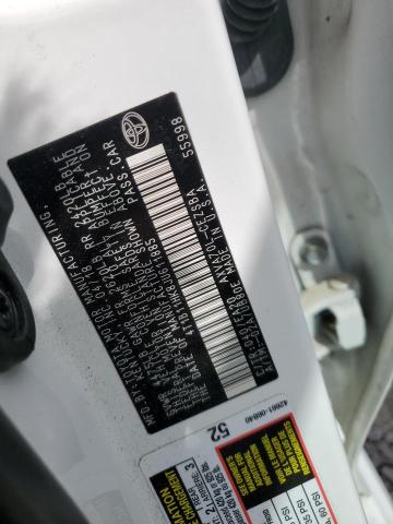 4T1B11HK8JU611885 - 2018 TOYOTA CAMRY L WHITE photo 12