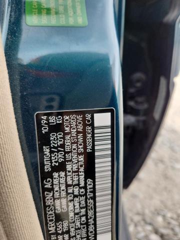 WDBHA28E5SF171109 - 1995 MERCEDES-BENZ C 280 Zielony zdjęcie 12