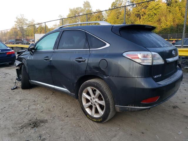 2T2BK1BA0AC051645 - 2010 LEXUS RX 350 GRAY photo 2