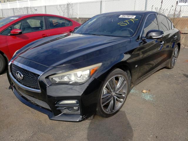 JN1BV7AR2EM688439 - 2014 INFINITI Q50 BASE BLACK photo 1