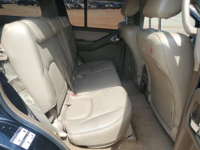 5N1AR18U56C664272 - 2006 NISSAN PATHFINDER LE შავი ფოტო 11