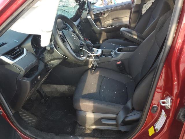 2T3H1RFV0MW105856 - 2021 TOYOTA RAV4 LE RED photo 7
