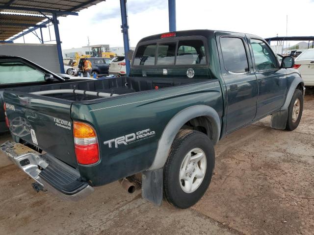 5TEGN92N94Z344333 - 2004 TOYOTA TACOMA DOUBLE CAB PRERUNNER GREEN photo 3