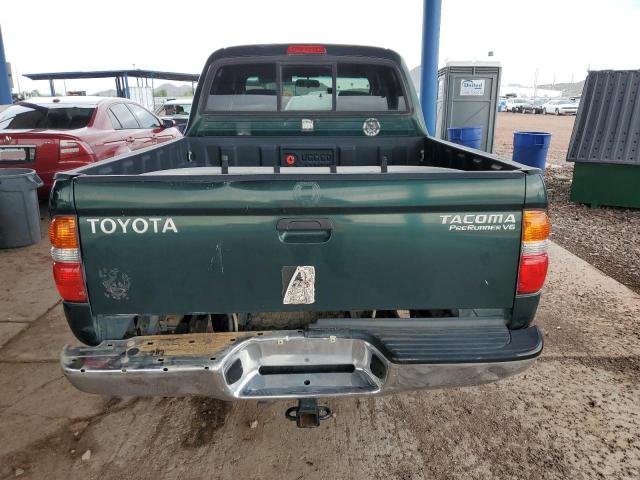 5TEGN92N94Z344333 - 2004 TOYOTA TACOMA DOUBLE CAB PRERUNNER GREEN photo 6