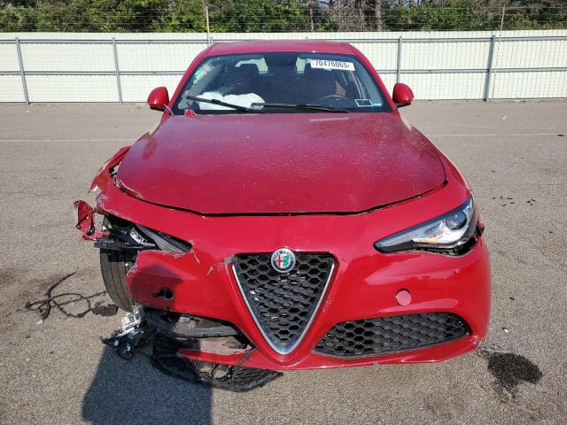 ZARFAMBN7K7622103 - 2019 ALFA ROMEO GIULIA TI Կարմիր լուսանկար 5