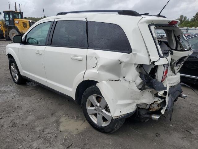 3D4PG1FG2BT556985 - 2011 DODGE JOURNEY MAINSTREET WHITE photo 2