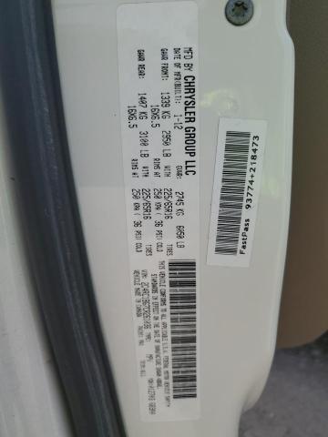 2C4RC1BG7CR261036 - 2012 CHRYSLER TOWN & COU TOURING WHITE photo 13