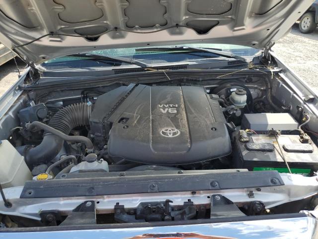 3TMJU4GN8CM133348 - 2012 TOYOTA TACOMA DOUBLE CAB PRERUNNER SILVER photo 11