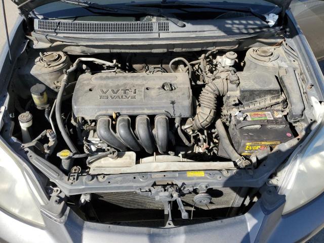 2T1KR32E18C710423 - 2008 TOYOTA COROLLA MA XR GRAY photo 11