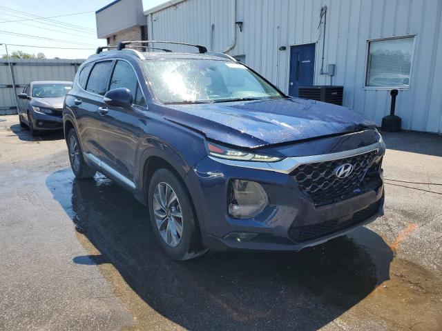 5NMS33AD6LH262631 - 2020 HYUNDAI SANTA FE SEL BLUE photo 4