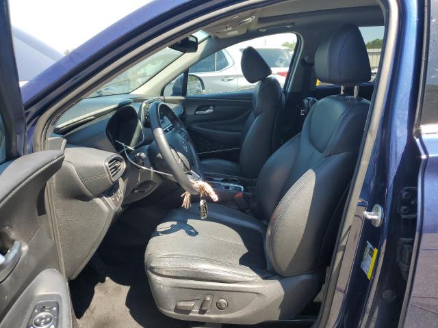 5NMS33AD6LH262631 - 2020 HYUNDAI SANTA FE SEL BLUE photo 7