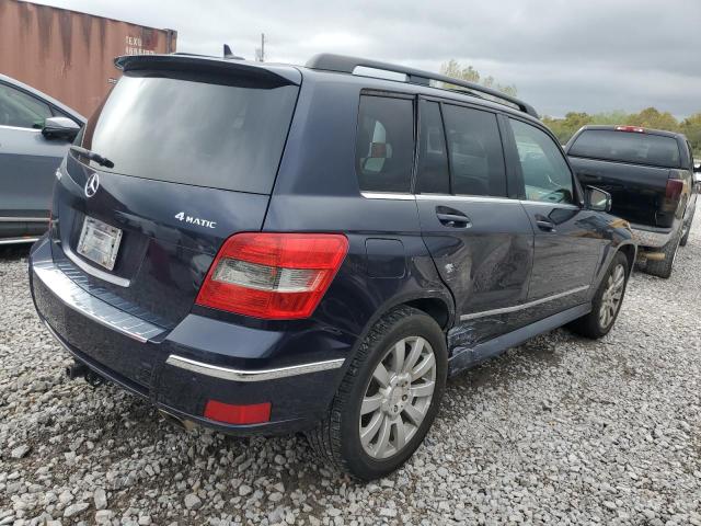 WDCGG8HB1AF315901 - 2010 MERCEDES-BENZ GLK 350 4MATIC BLUE photo 3