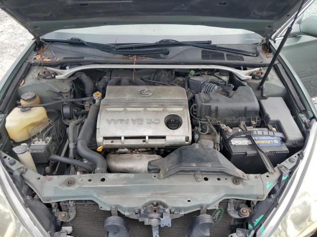 JTHBA30G555098052 - 2005 LEXUS ES 330 GREEN photo 11