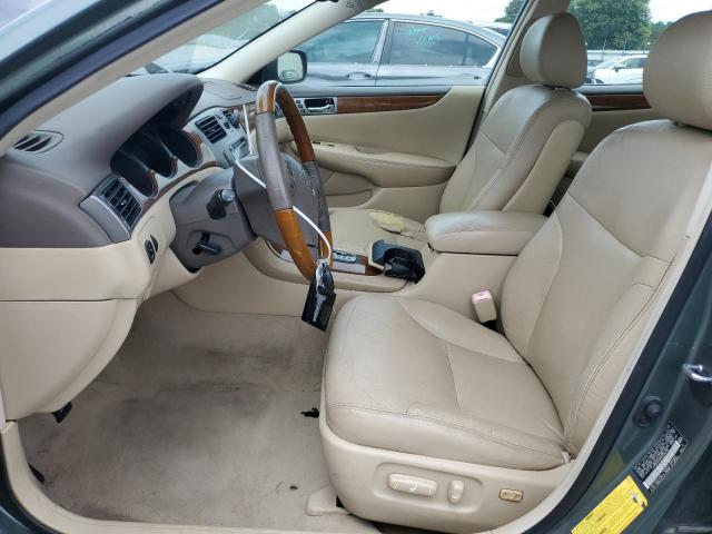 JTHBA30G555098052 - 2005 LEXUS ES 330 GREEN photo 7