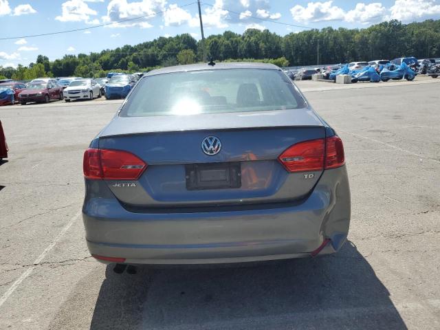 3VWLL7AJ9EM433225 - 2014 VOLKSWAGEN JETTA TDI ნაცრისფერი ფოტო 6